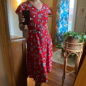 Umbrella Print Dress - Talbots size 2